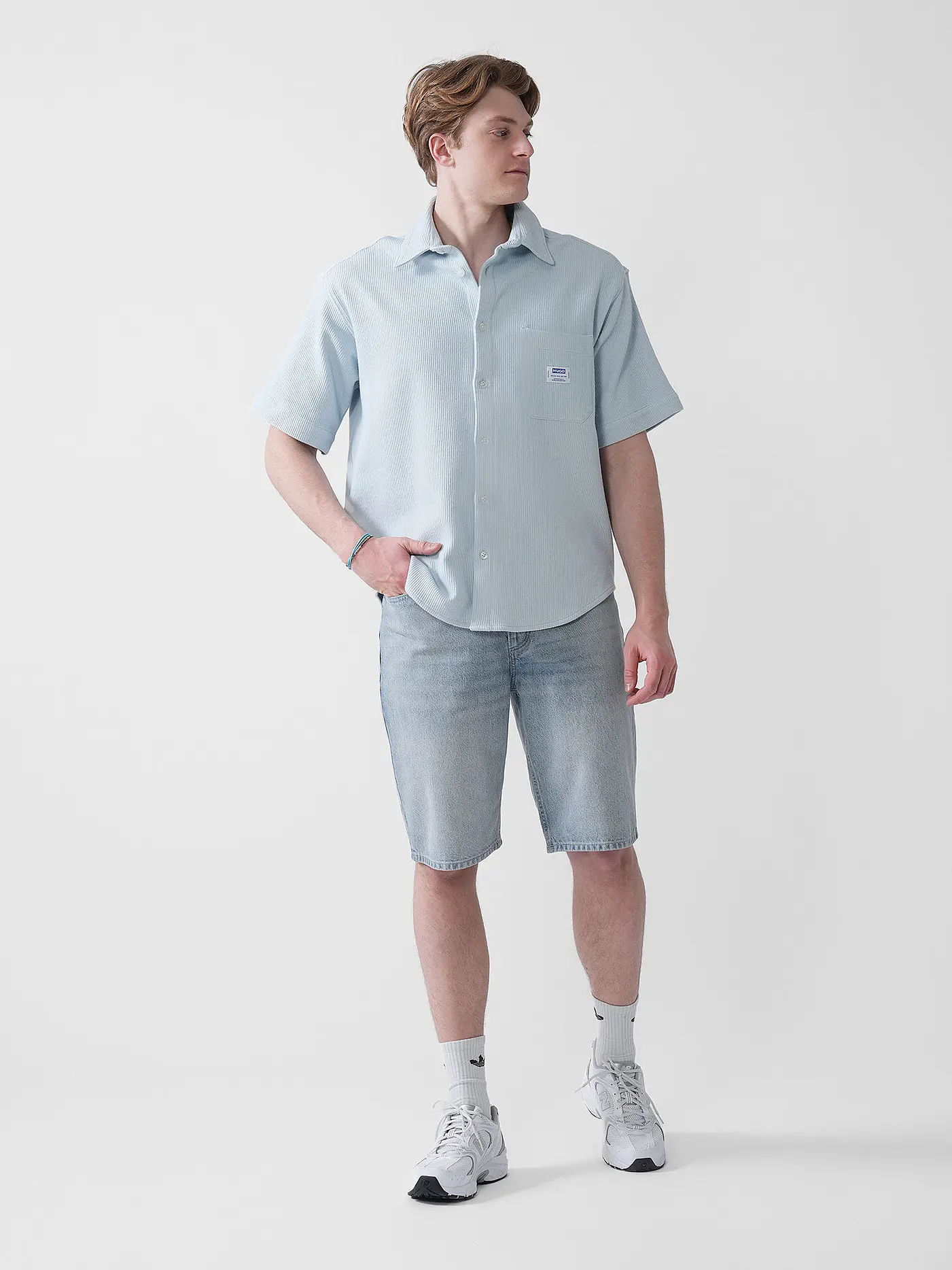 HUGO | Hemd Relaxed Fit EBRONN | hellblau